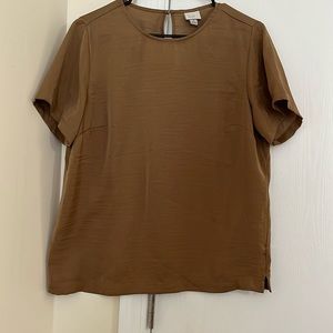 Brown sheer tee